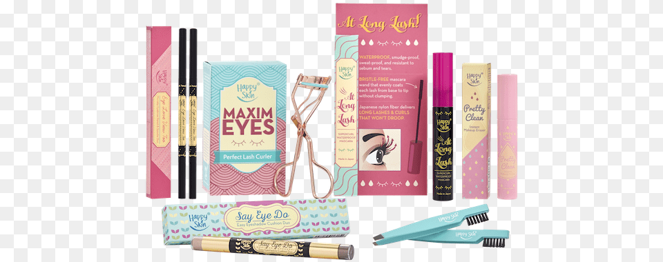 Happy Skin Eyelash Curler, Cosmetics, Lipstick Free Png Download