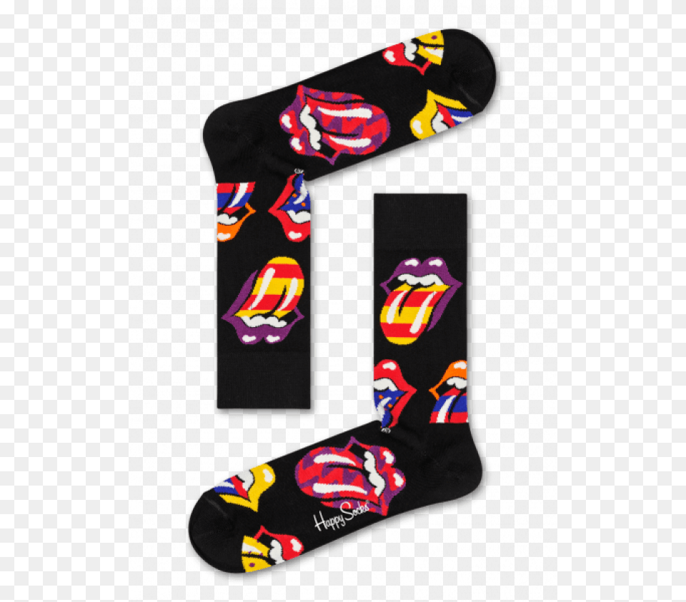 Happy Socks Rolling Stones, Clothing, Hosiery, Sock, Animal Free Transparent Png