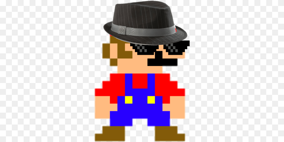 Happy Spooktober From Jbw Mario Pixel Art, Clothing, Hat, Sun Hat, First Aid Free Png Download
