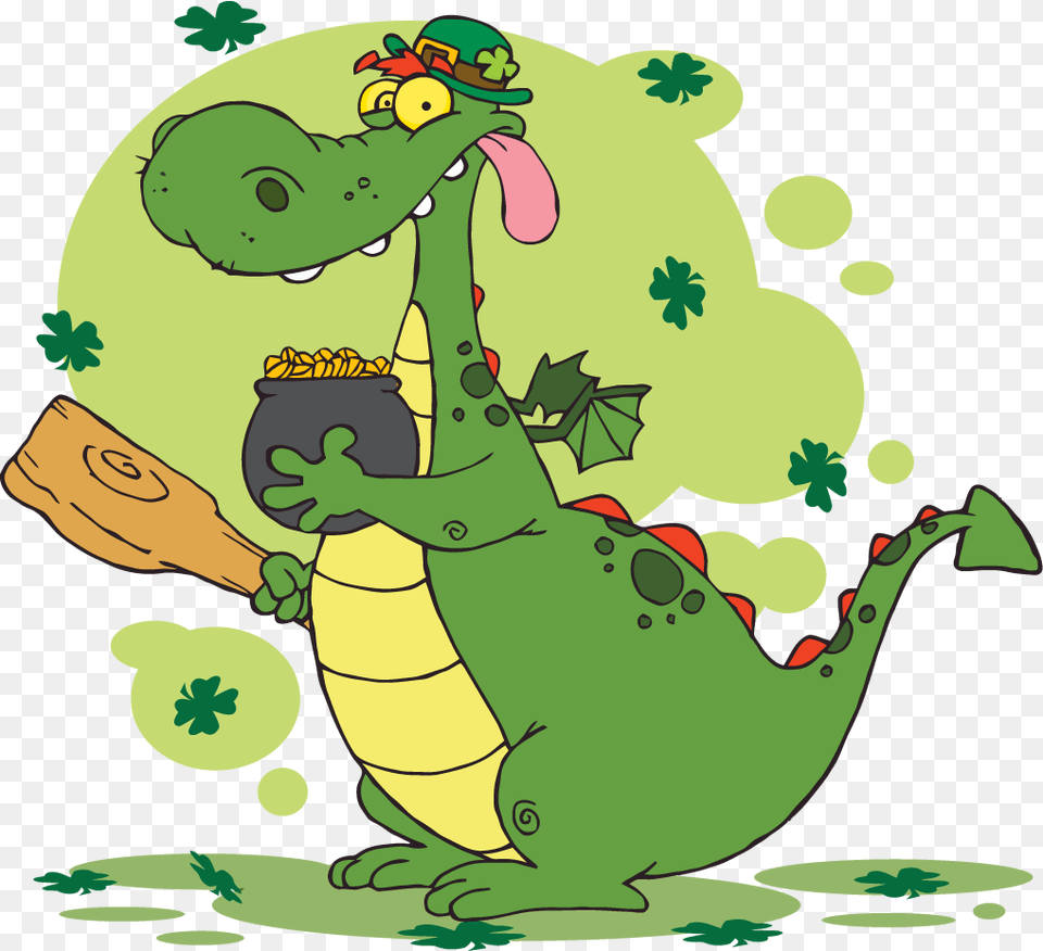 Happy St Patrick39s Day Dragon, Baby, Person, Animal, Bear Free Transparent Png