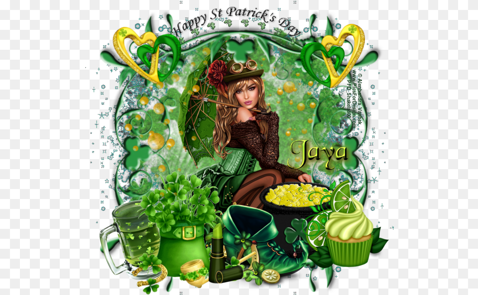 Happy St Patricks Day Clipart St Patrick39s Day, Woman, Person, Green, Female Free Png