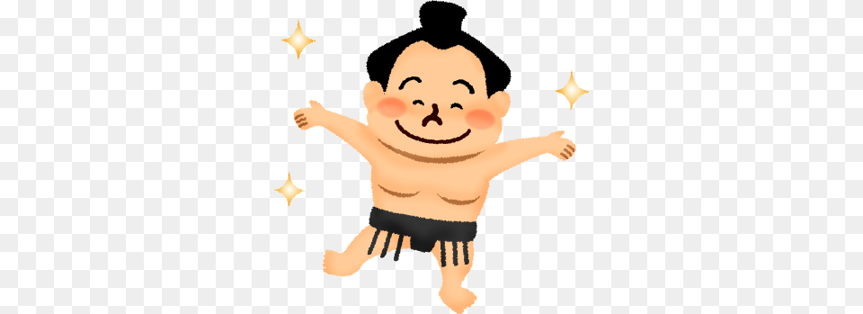 Happy Sumo Wrestler Clipart Illustrations, Baby, Person, Body Part, Finger Free Transparent Png