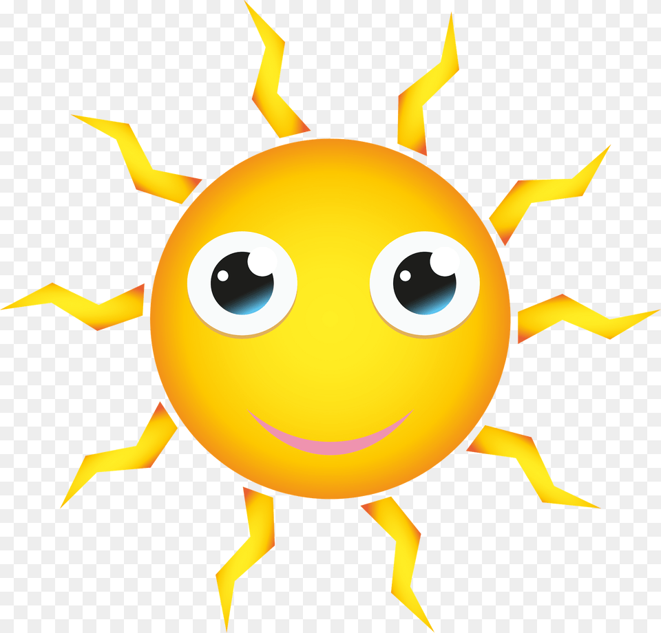 Happy Sun Clipart, Nature, Outdoors, Sky, Animal Free Png Download