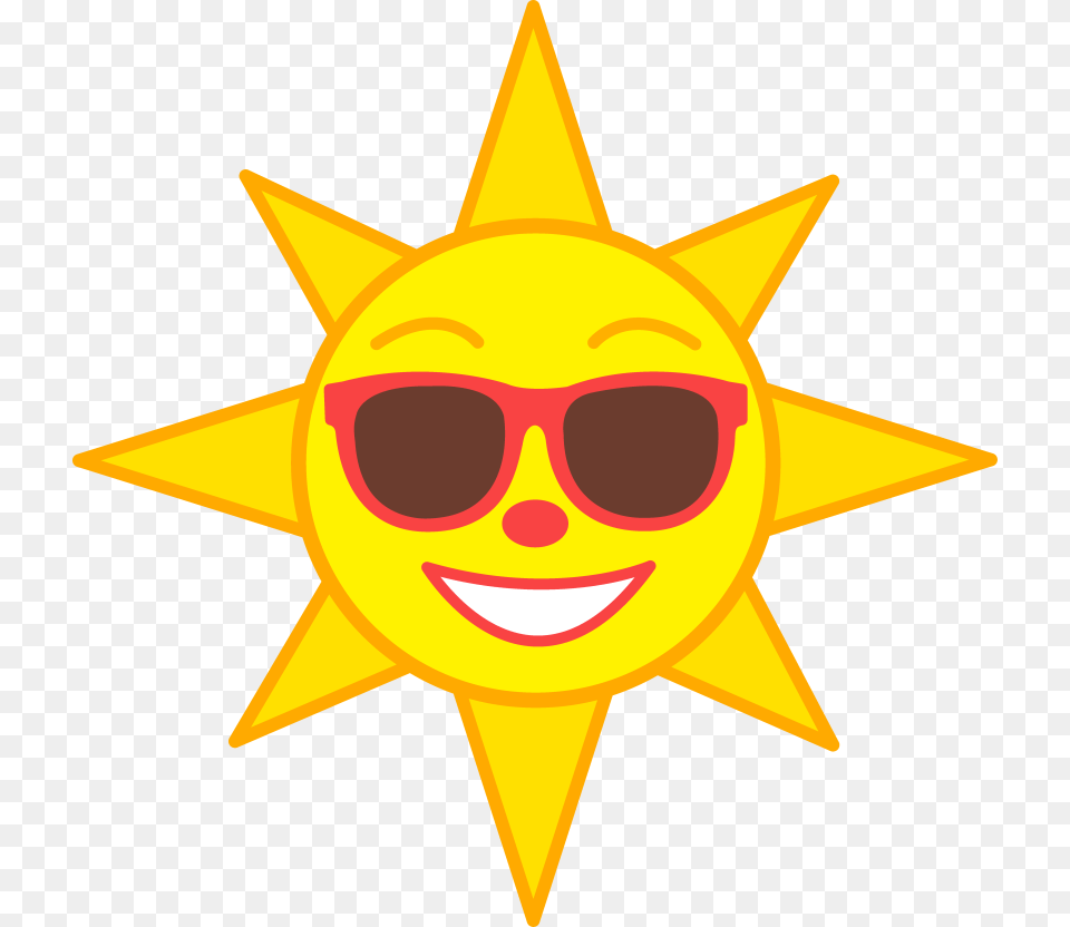 Happy Sun Clipart, Symbol, Star Symbol, Sky, Nature Png