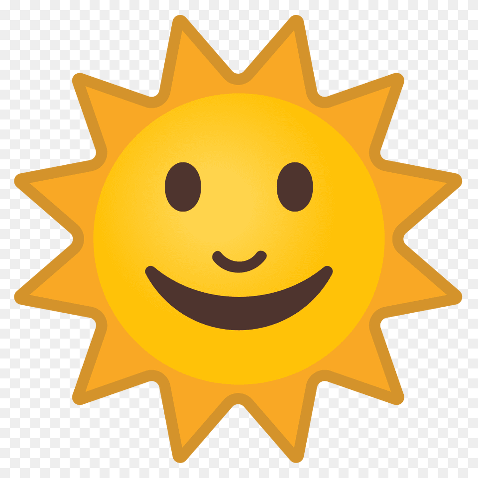 Happy Sun Emoji Transparent Image, Nature, Outdoors, Sky Png