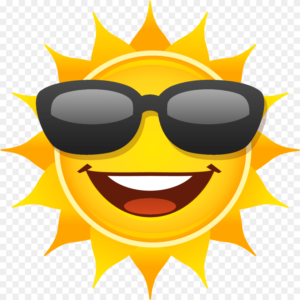 Happy Sun Events Cartoon Background Background Sun Cartoon, Accessories, Sunglasses, Nature, Outdoors Png