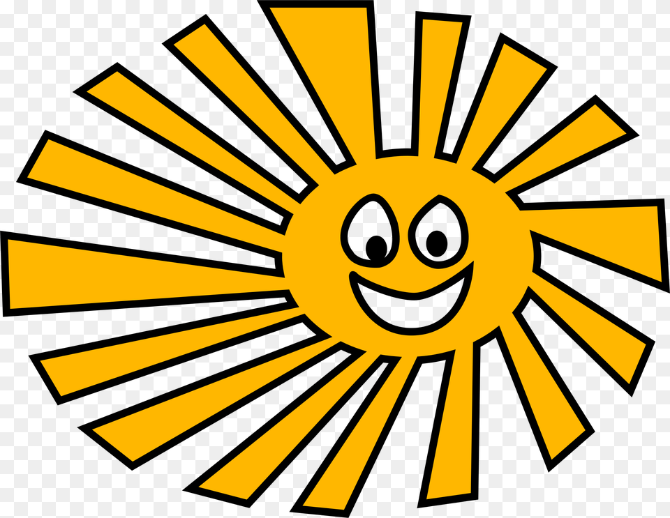 Happy Sun Vector Clipart Image, Logo, Symbol, Animal, Bee Free Png Download