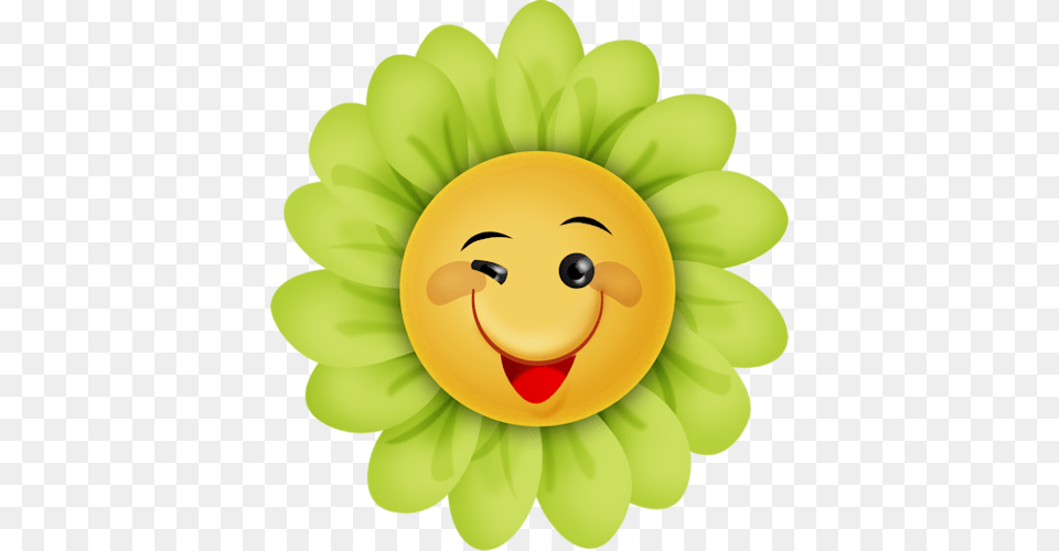 Happy Sunshineflower Cute Cartoon Flowers With Faces, Flower, Plant Png