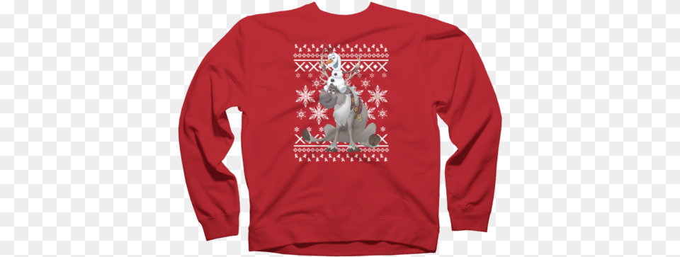 Happy Sven Ugly Sweater Ugly Christmas Sweater Idea Funny, Sweatshirt, Clothing, Knitwear, Hoodie Png Image