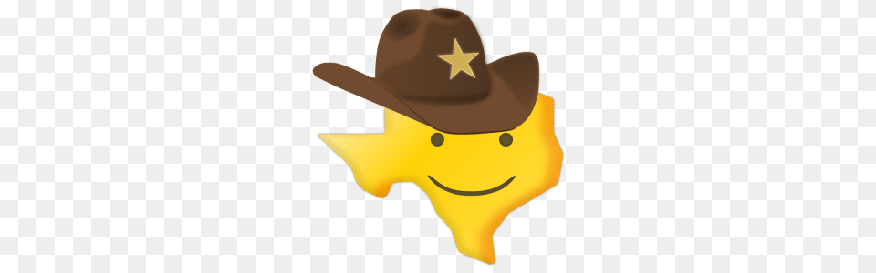 Happy Taco Car Decal Texas Emoji, Clothing, Hat, Cowboy Hat, Animal Free Png Download