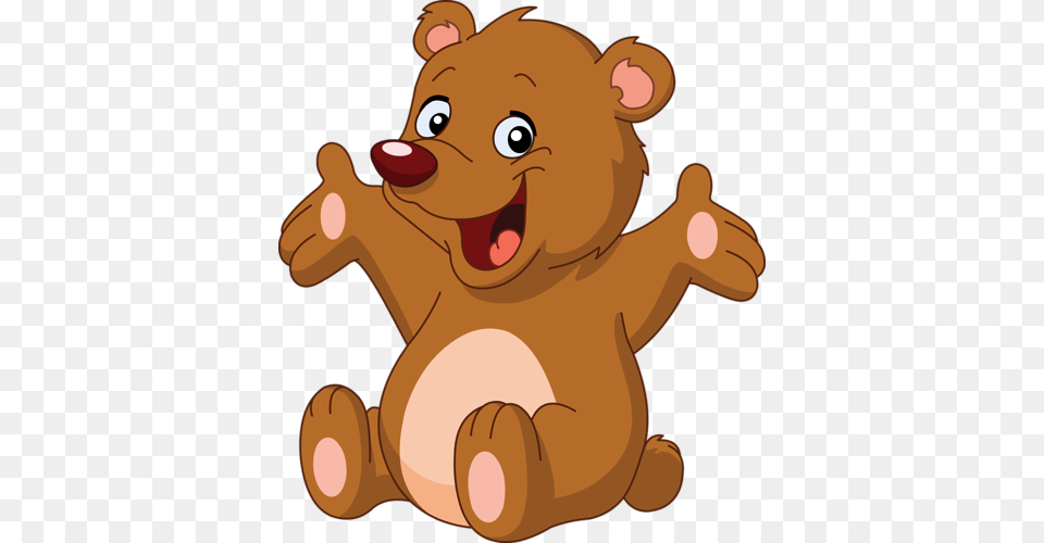 Happy Teddy Bear Clipart, Animal, Mammal, Wildlife, Face Png Image