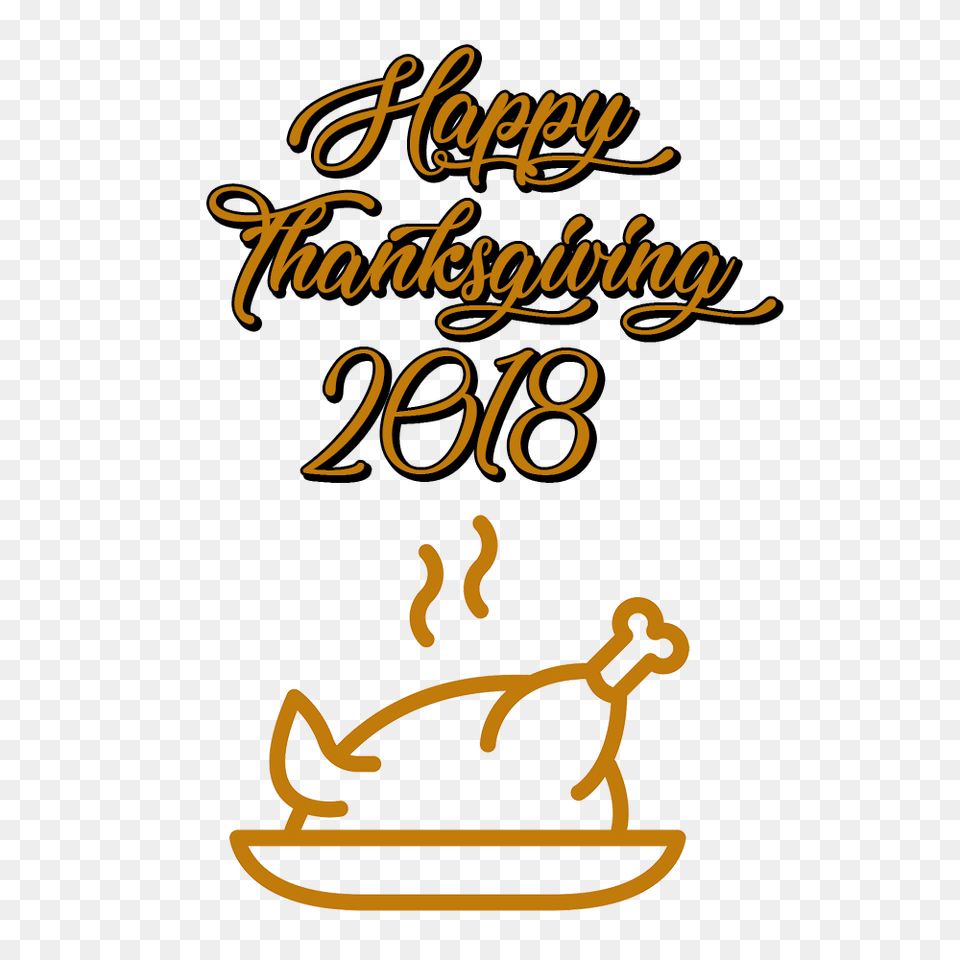 Happy Thanksgiving 2018 Smoking Turkey, Book, Publication, Advertisement, Text Free Png Download