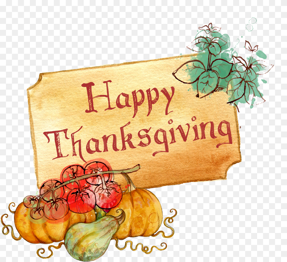 Happy Thanksgiving, Envelope, Greeting Card, Mail, Food Png Image