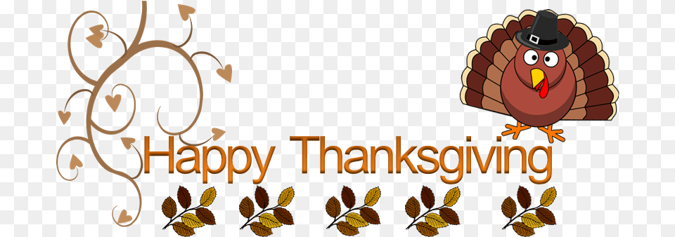 Happy Thanksgiving Banner Happy Thanksgiving Clipart, Animal, Bird Free Transparent Png
