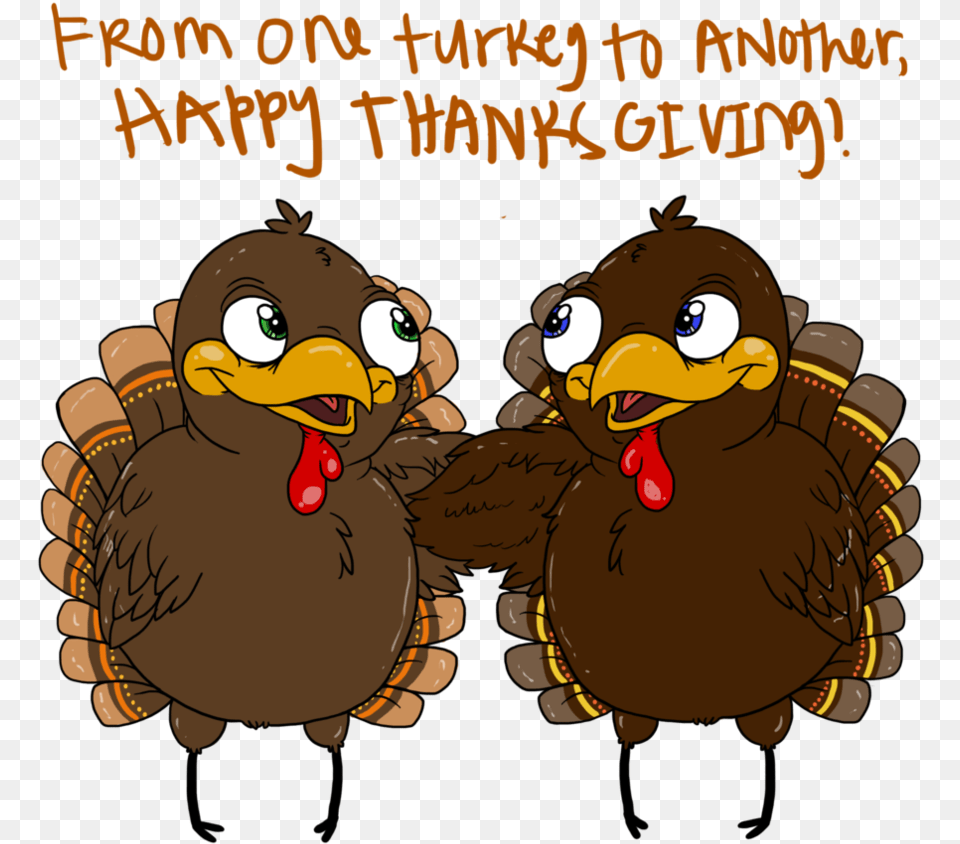 Happy Thanksgiving By Relicofthepast D4h58n8 Happy Thanksgiving Puerto Rico, Animal, Beak, Bird, Baby Free Transparent Png