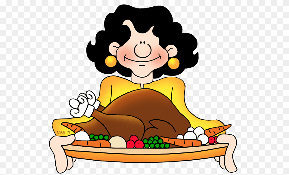 Happy Thanksgiving Clipart, Roast, Dinner, Food, Meal Free Transparent Png