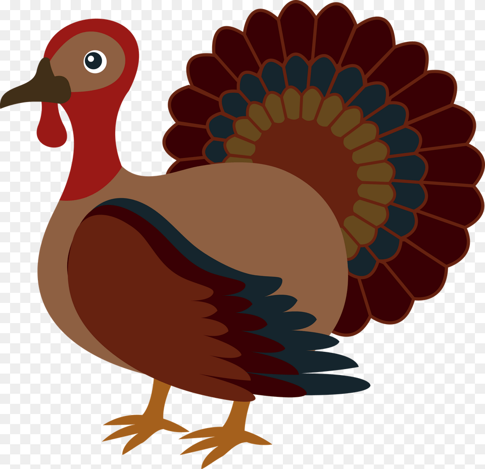 Happy Thanksgiving Feast Clipart, Animal, Bird, Beak Free Png