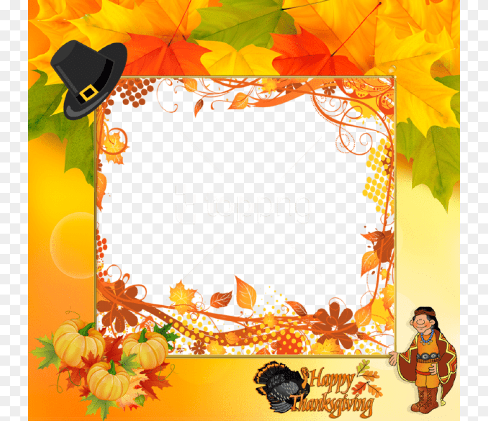Happy Thanksgiving Frame Images Happy Thanksgiving Frames, Leaf, Plant, Baby, Person Png Image