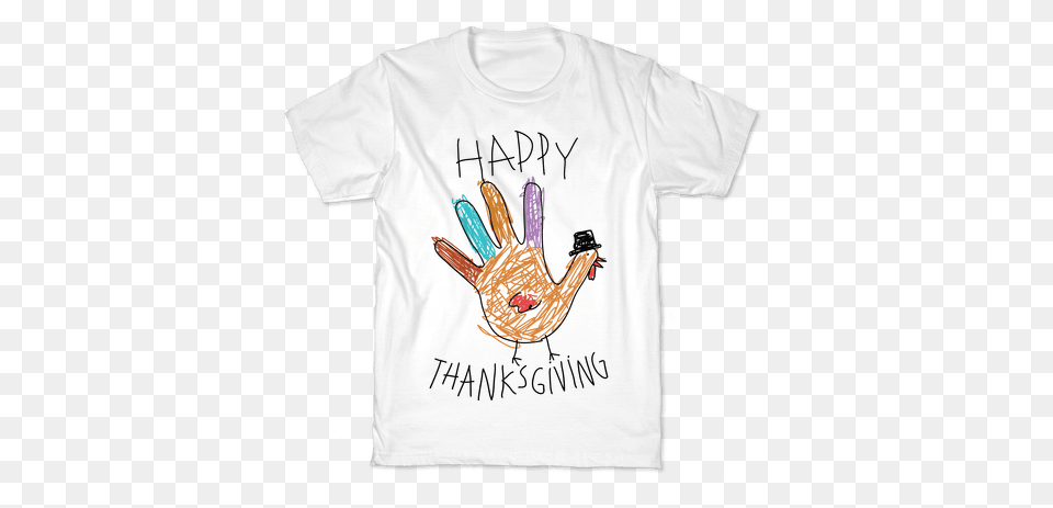 Happy Thanksgiving Hand Turkey Kids T Shirt Radio T Shirt Designs, Clothing, T-shirt Free Transparent Png