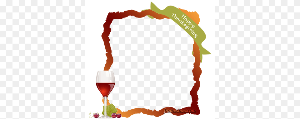 Happy Thanksgiving Photo Frame, Alcohol, Beverage, Liquor, Red Wine Free Png