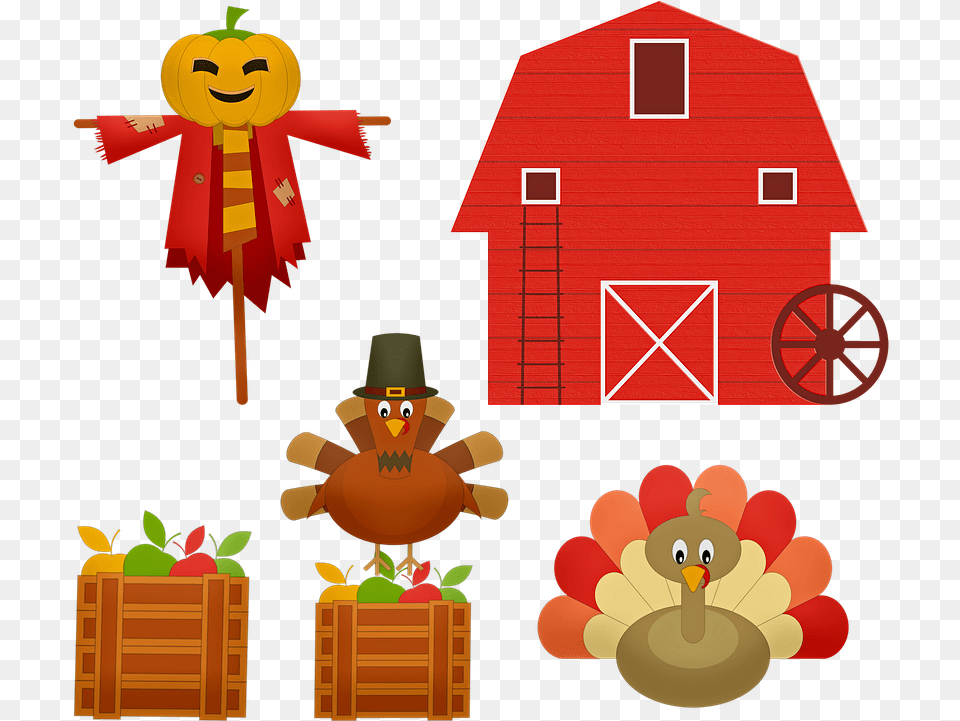 Happy Thanksgiving Pumpkin Hat Pilgrim Halloween, Architecture, Barn, Building, Countryside Free Png Download