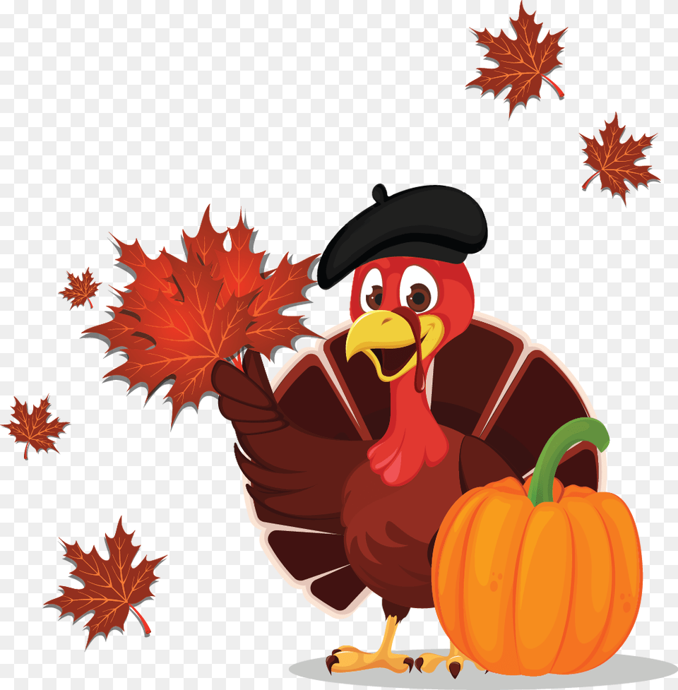 Happy Thanksgiving Turkey Funny, Leaf, Plant, Food, Vegetable Png