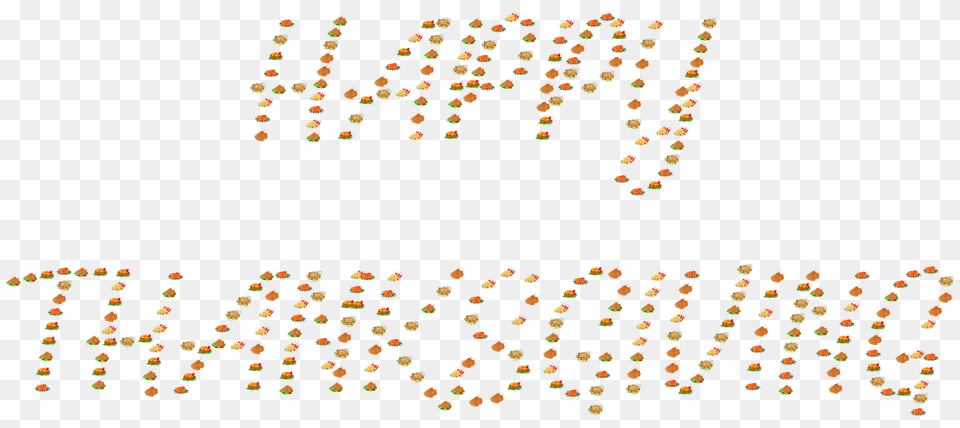 Happy Thanksgiving Turkey Text, Paper Png