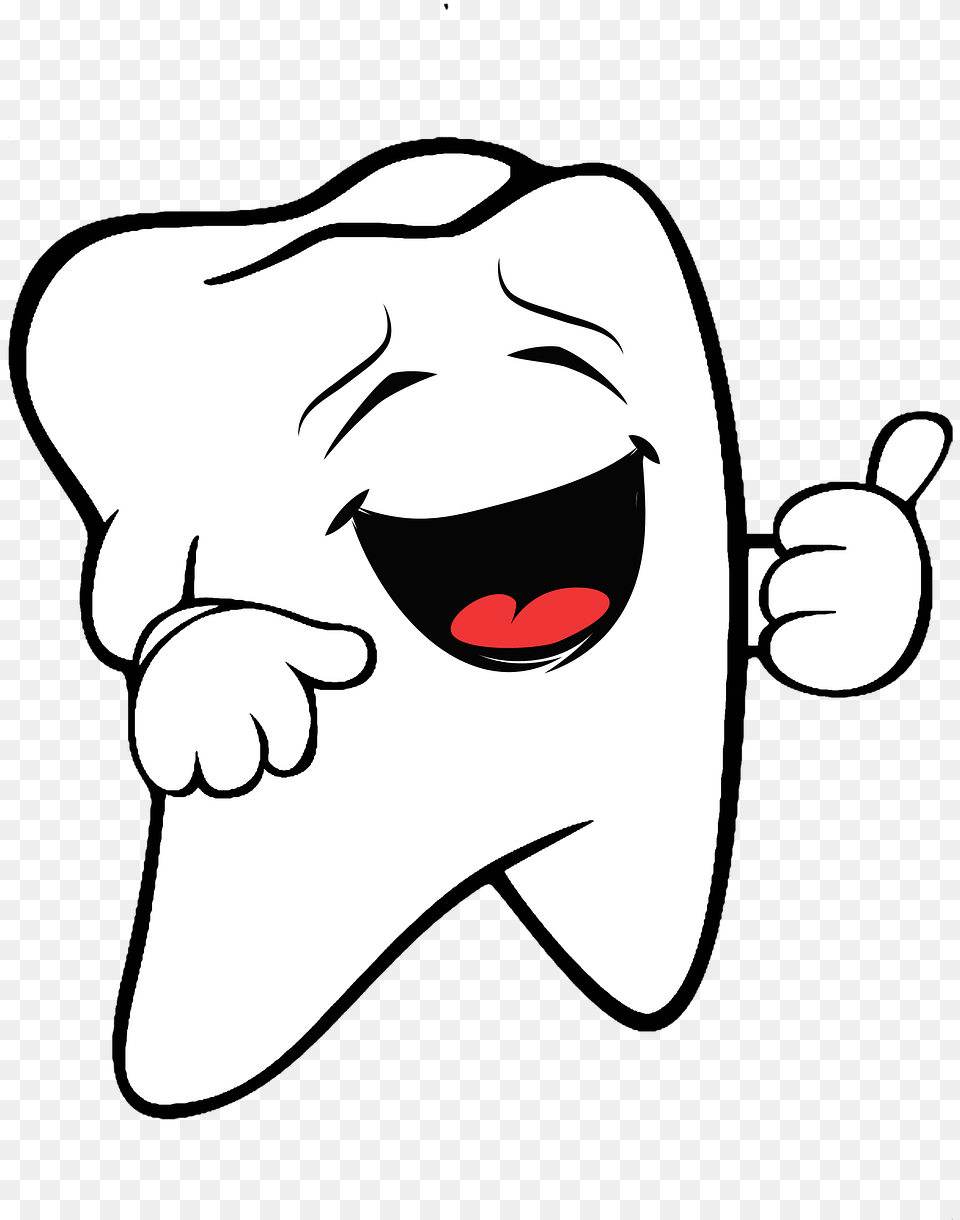 Happy Tooth Clipart Picture Teeth Clipart, Hand, Body Part, Person, Finger Free Png Download