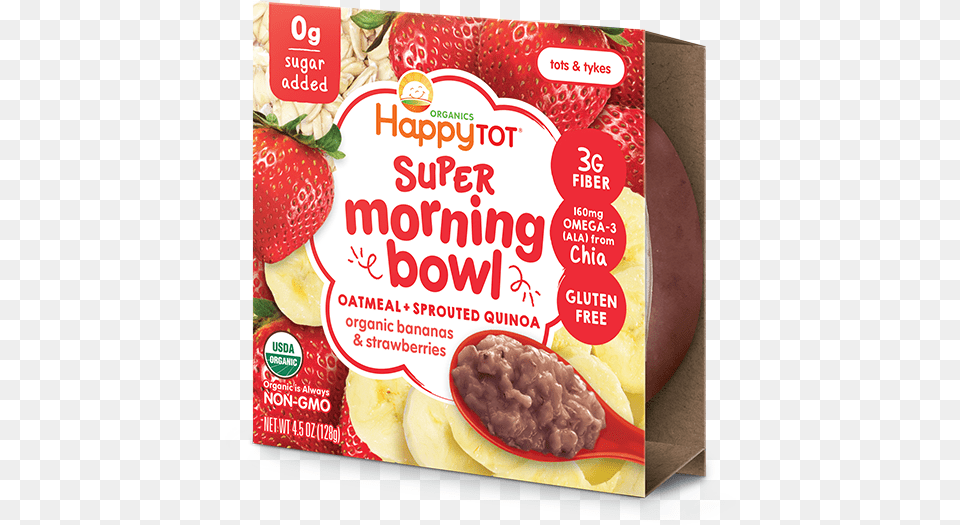 Happy Tot Super Morning Bowl, Advertisement, Berry, Food, Fruit Png