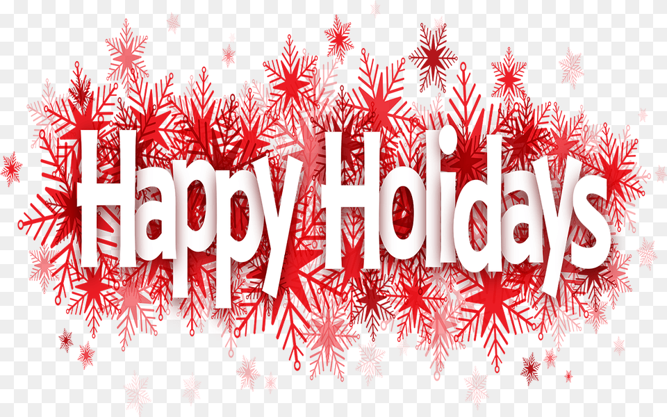 Happy Transparent Red Happy Holidays, Outdoors, Nature Free Png Download