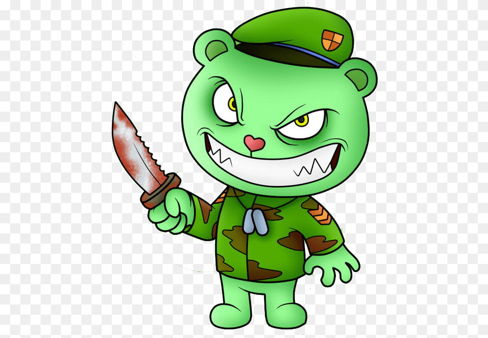 Happy Tree Friends, Elf, Cartoon, Animal, Bear Free Png