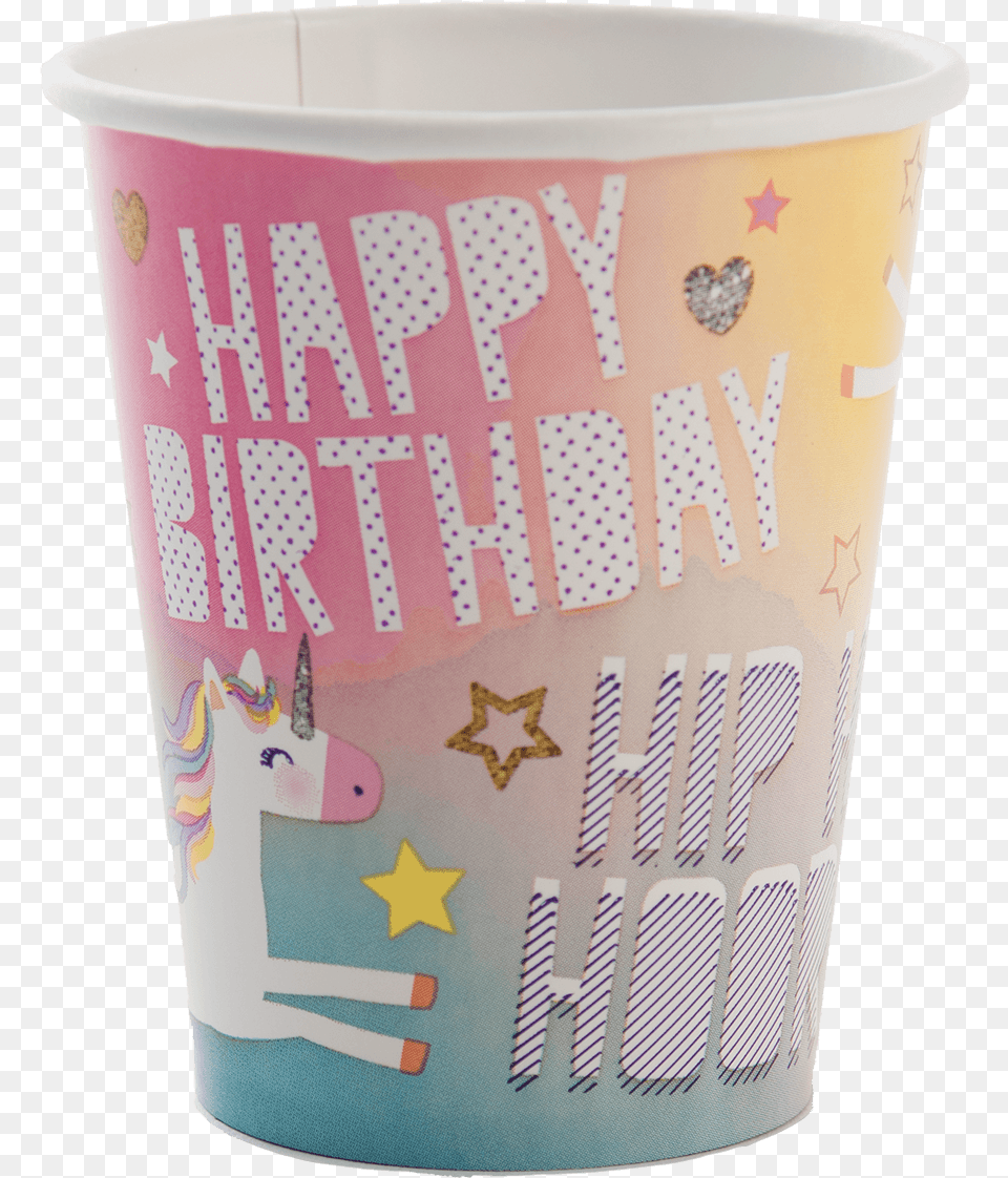 Happy Unicorn Paper Cups Coffee Cup, Disposable Cup Png