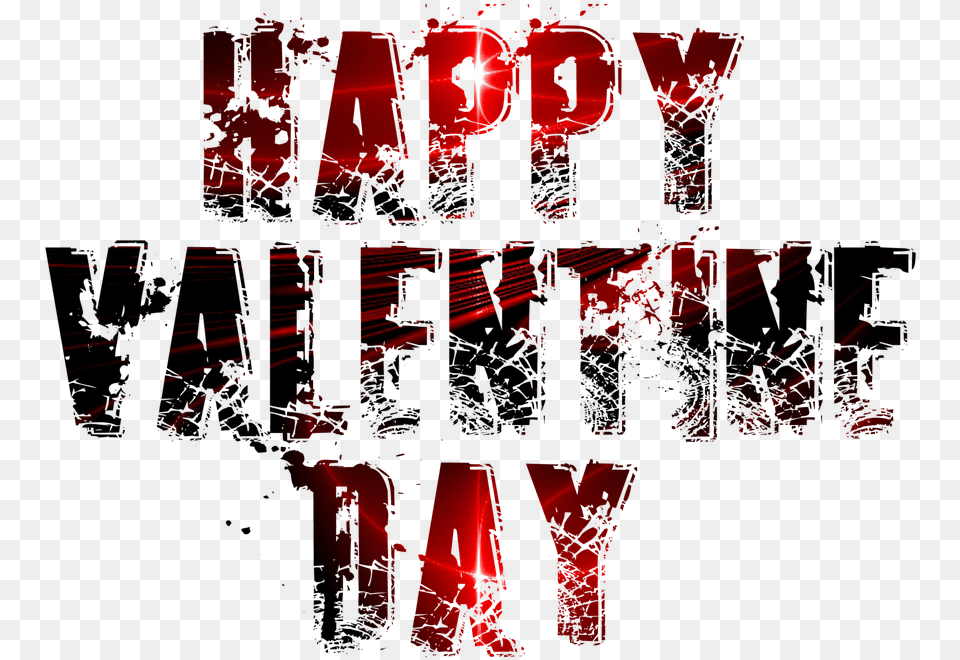 Happy Valentine Red Black Day Graphic Design, Light, Lighting, Laser Free Png