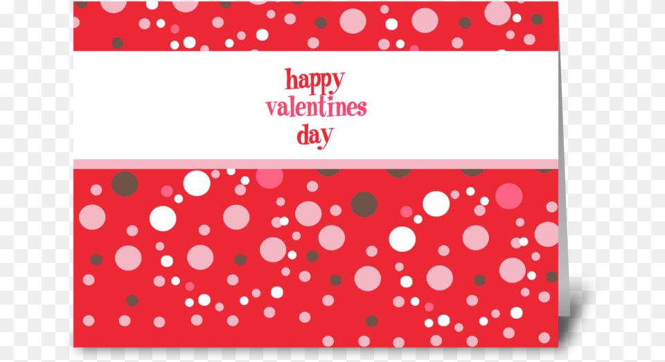 Happy Valentine S Day Card Greeting Card Circle, Pattern, Polka Dot Free Transparent Png
