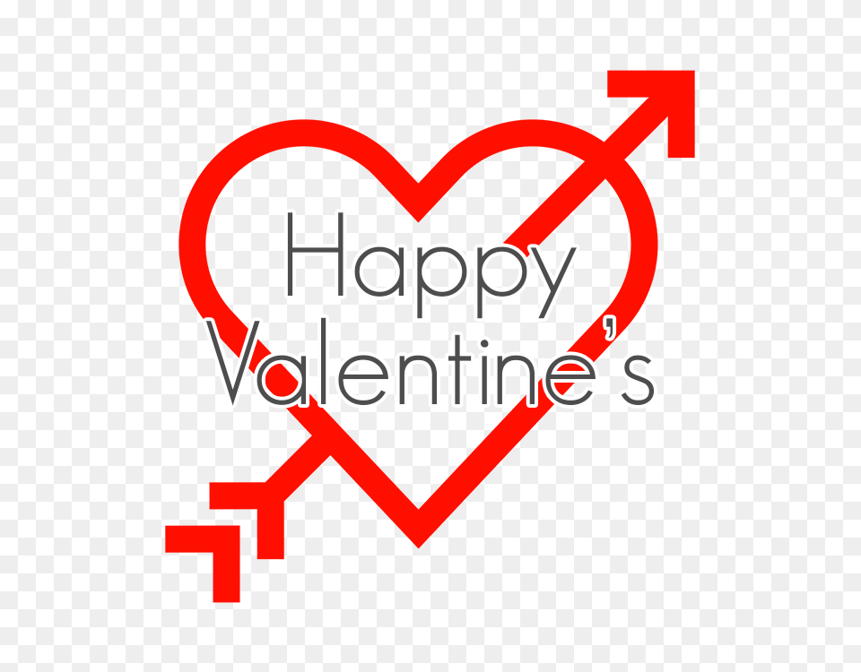 Happy Valentines Arrow In Heart, Logo, Dynamite, Weapon Png