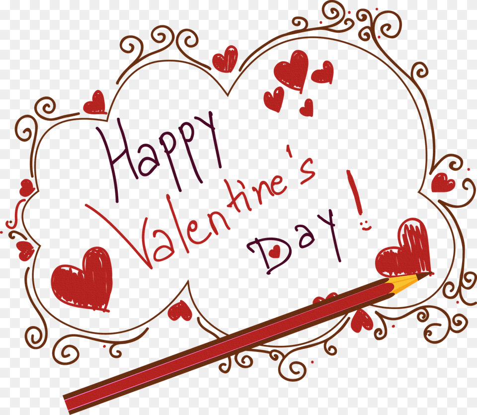 Happy Valentines Day, Blackboard Free Transparent Png
