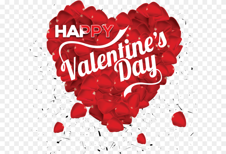 Happy Valentines Day Card Download Searchpngcom Love, Flower, Petal, Plant, Dynamite Free Png
