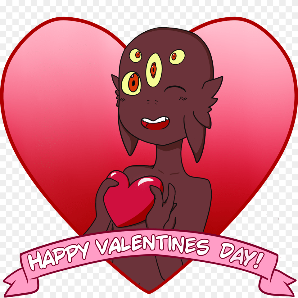 Happy Valentines Day Cartoon, Heart, Baby, Person, Face Free Transparent Png