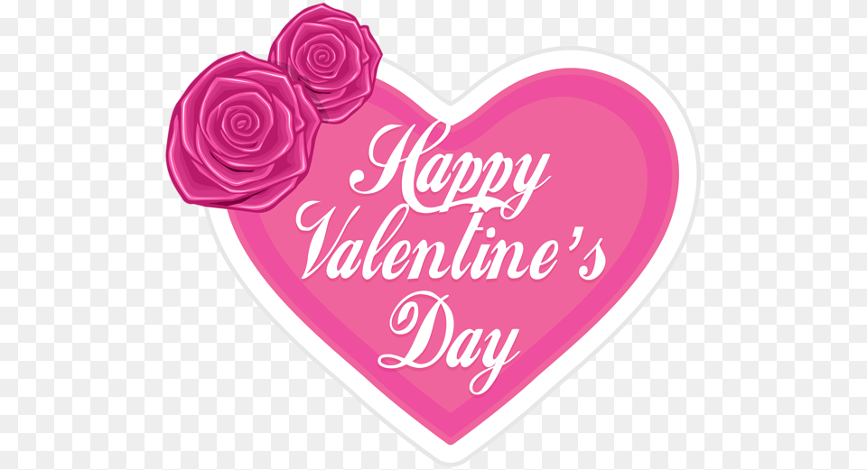 Happy Valentines Day In Pink Heart, Birthday Cake, Cake, Cream, Dessert Png Image