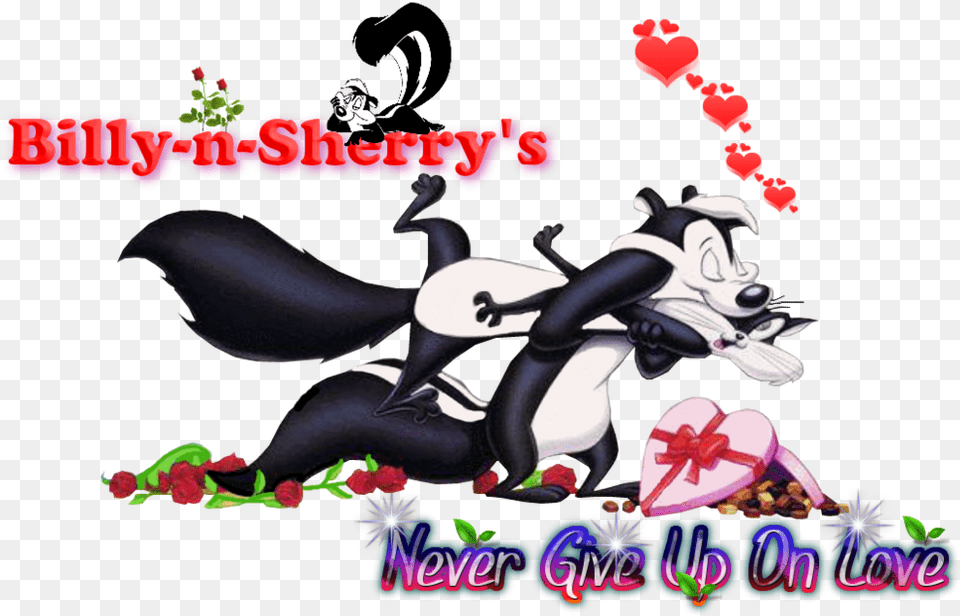 Happy Valentines Day Pepe Le Pew, Book, Comics, Publication, Animal Png Image