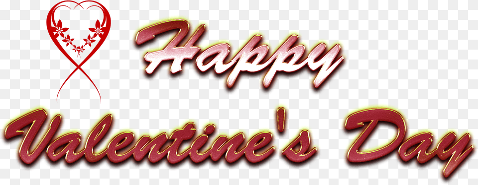 Happy Valentines Day Photos Valentine Day Text, Light Free Transparent Png