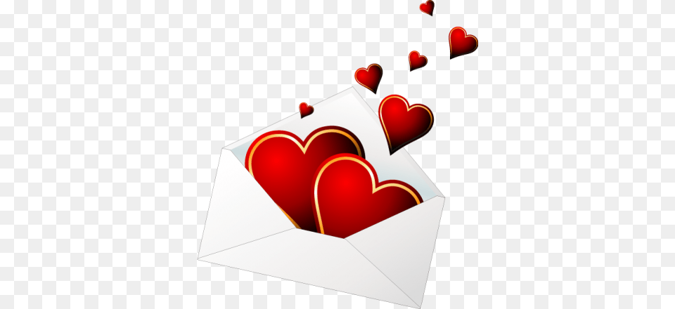 Happy Valentines Day Image And Clipart, Envelope, Mail, Heart, Food Free Transparent Png