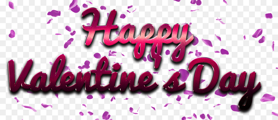 Happy Valentines Day Word Valentine39s Day, Art, Graphics, Purple Free Png