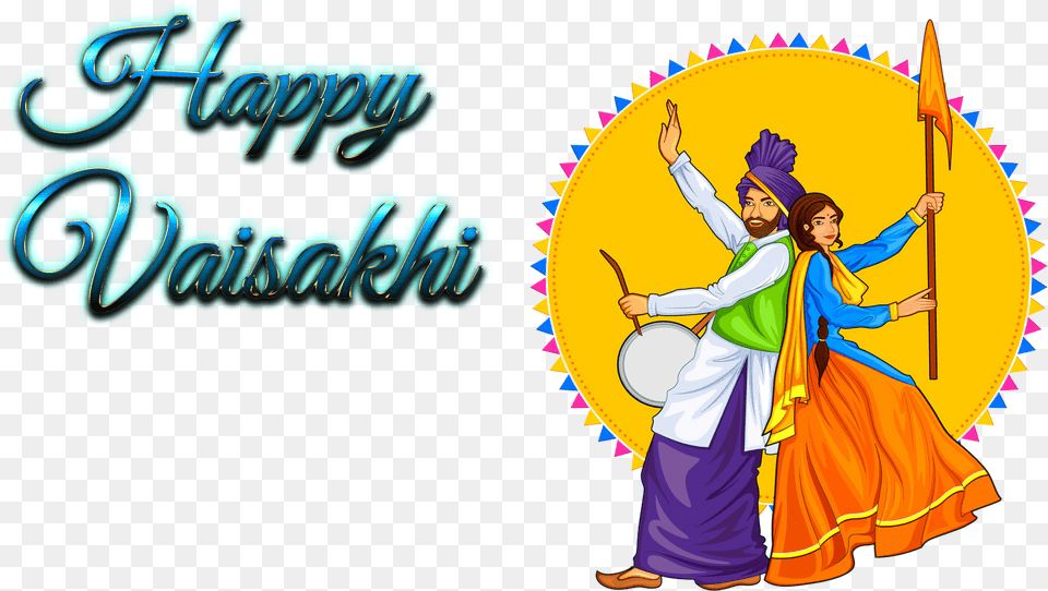 Happy Vector Baisakhi Performance, People, Person, Adult, Female Png