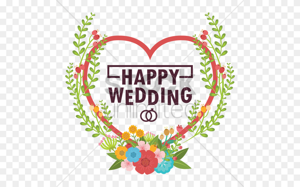 Happy Wedding V, Art, Graphics, Pattern, Embroidery Free Transparent Png