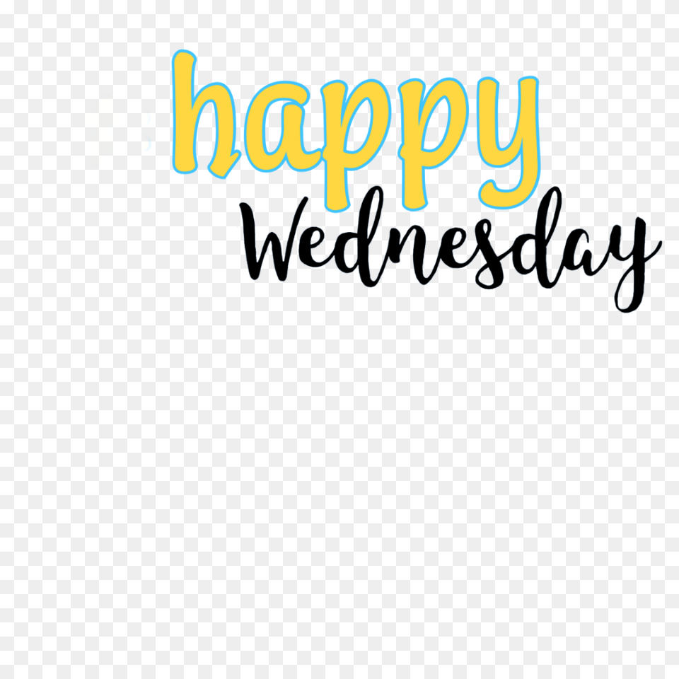 Happy Wednesday, Text, Blackboard Png