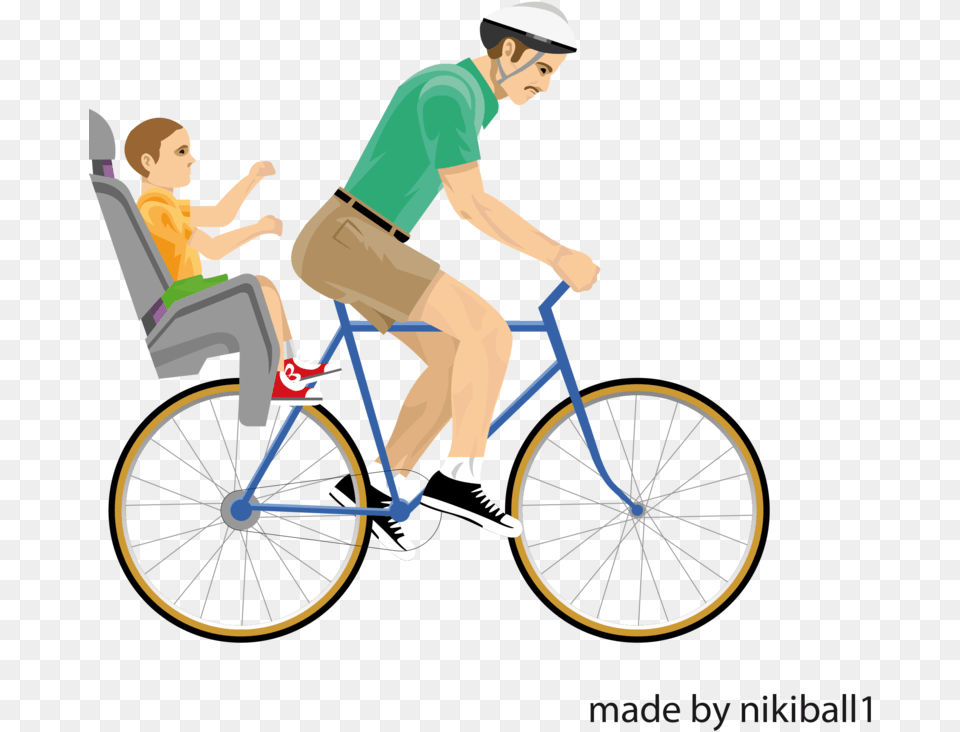 Happy Wheels Irresponsible Dad, Wheel, Teen, Person, Male Free Png Download