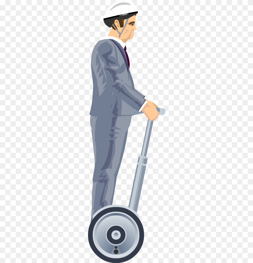 Happy Wheels Segway Guy, Adult, Person, Man, Male Free Png