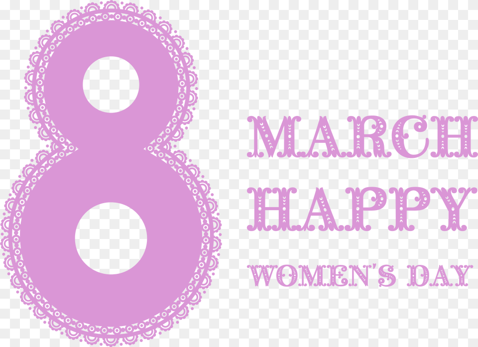 Happy Women Day, Number, Symbol, Text Png Image