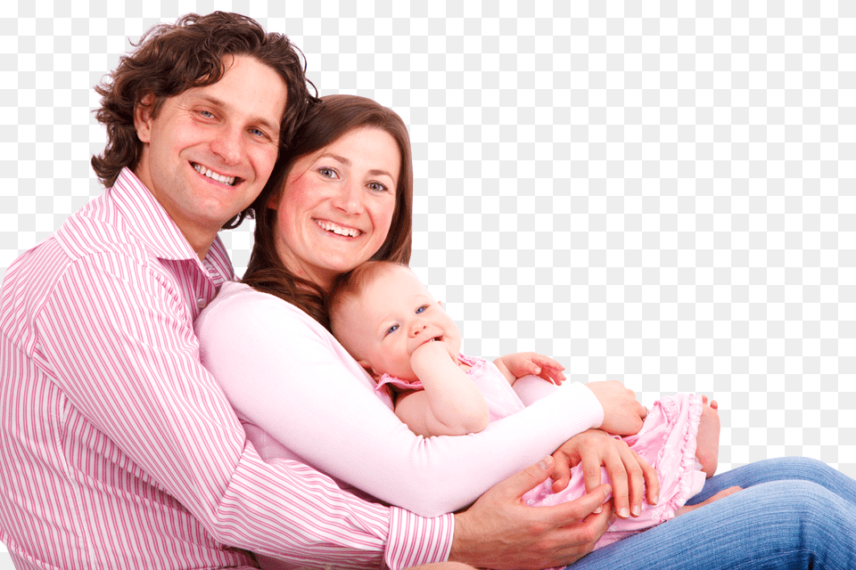 Happy Young Couple With Thier Baby, People, Photography, Person, Portrait Png